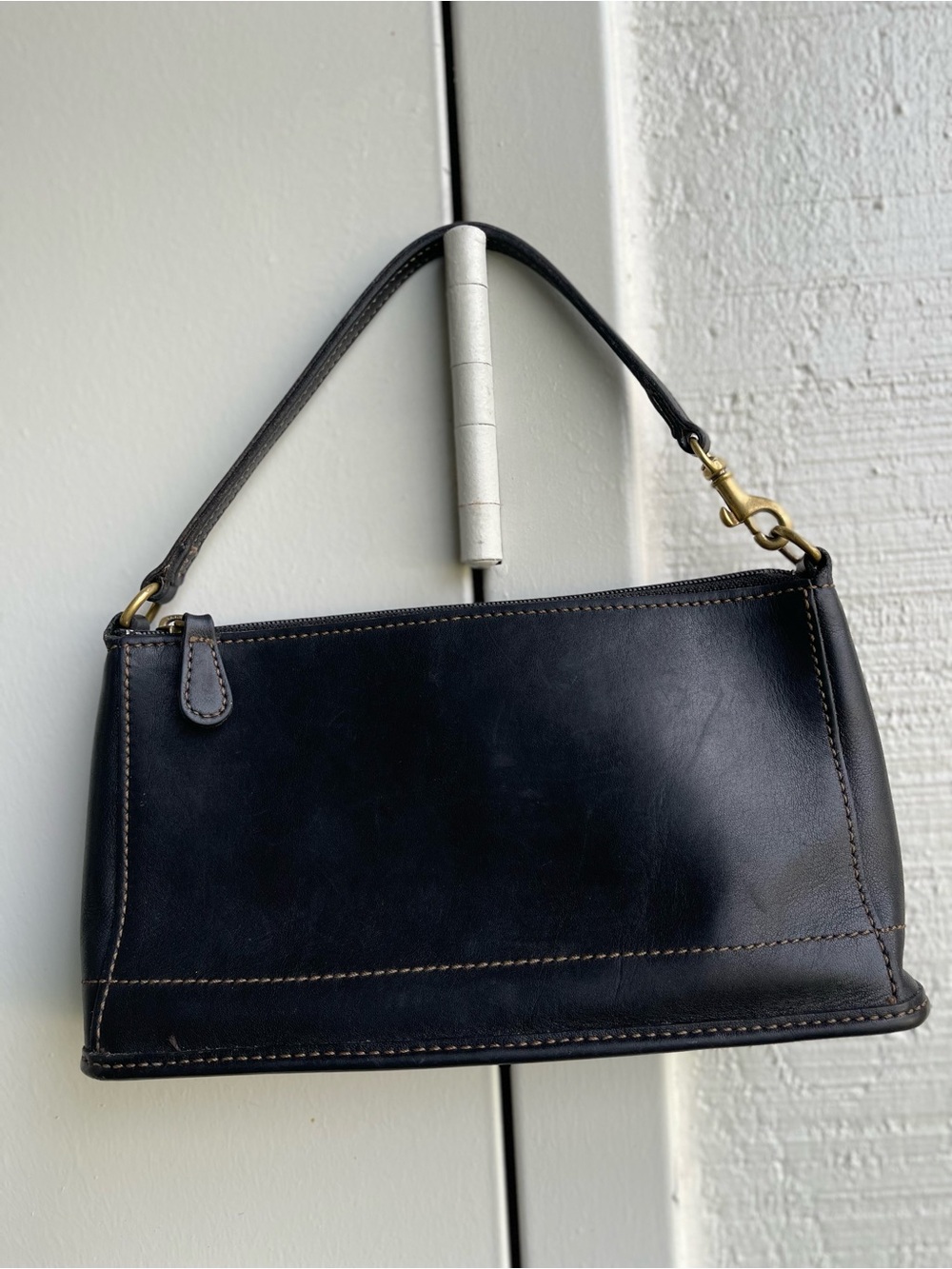 Vintage Coach Y2K Demi Bleecker Zip Pouchette, USA - Picture 2 of 5